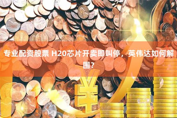 专业配资股票 H20芯片开卖即叫停，英伟达如何解围？